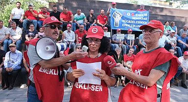DİSK Emekli Sen Eskişehir Şubesi: “Emekliler, nedeni olmadıkları krizlerin bedelini ödüyor. Gelin siz de bedel ödeyin''