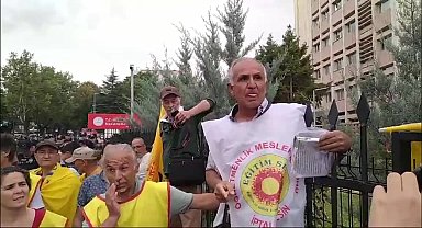 Eğitim-Sen'in MEB önündeki bekleyişi sürüyor... Genel Başkan Irmak:
