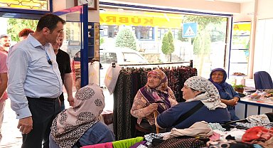 Giresun Belediye Başkanı Köse'den Yeniyol'daki esnafa ziyaret