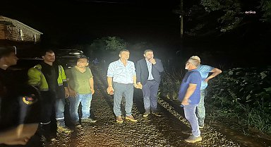 Giresun Belediye Başkanı Köse, fırtınadan etkilenen yerlerde incelemelerde bulundu
