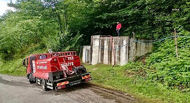 Giresun Belediyesi İtfaiye Müdürlüğü’den köylere su desteği 