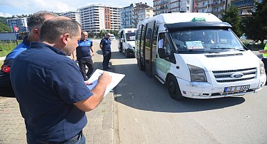 Giresun Belediyesi'nden toplu ulaşım araçlarında klima denetimi