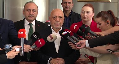 Hak-İş Başkanı Arslan, Özgür Özel'i ziyaret etti