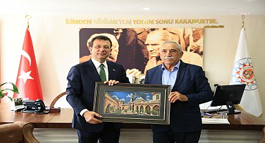 İmamoğlu, Hacıbektaş Belediyesi'ni ziyaret etti: