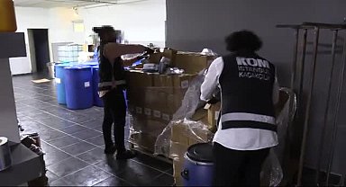 İstanbul'da piyasa değeri 40 milyon lira olan kaçak ve sahte kozmetik ürün ele geçirildi 