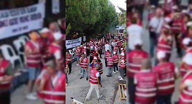 İstanbul’daki Polonez gıda fabrikasında işten çıkarılan sendikalı işçilerin eylemine polis müdahale etti