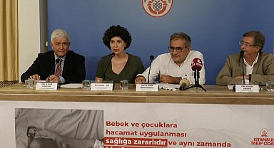 İstanbul Tabip Odası ve Türk Pediatri Kurumu'ndan 'çocuklara hacamat' tepkisi: Bu bir çocuk istismarıdır. Çocuklarımızın sağlığı ve yaşamı tehlikeye atılmaktadır