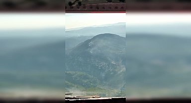İzmir Bergama’daki orman yangını 18 saattir devam ediyor