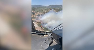 İzmir’in Menemen ilçesinde yangın