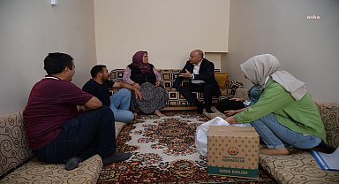 Kahramankazan Belediye Başkan Yardımcısı Öztürk'ten İçören Mahallesi sakinlerine ziyaret