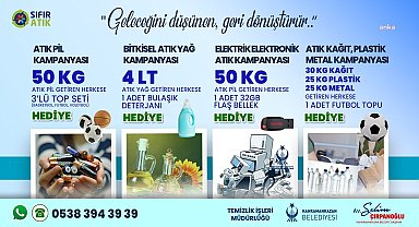Kahramankazan Belediyesi ekipleri, Atık Getirme Merkezi'nde sıfır atık çalışmalarını sürdürüyor