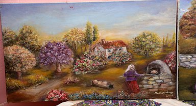 Karabağlar Belediye Başkanı Kınay, Kavacık’ta yaşayan ‘Şalvarlı Ressam’ı ziyaret etti
