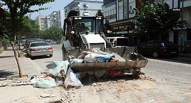Karşıyaka’da 3 ayda 10 bin ton çöp ve moloz toplandı
