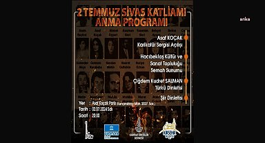 Kırşehir Belediyesi'nden Sivas Katliamı'nın 31'incı yılında anma programı