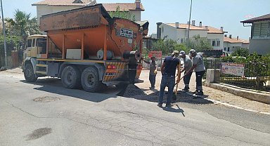 Kuşadası Belediyesi Fen İşleri Müdürlüğü ekipleri, ilçede altyapı ve üstyapı çalışmalarına devam ediyor