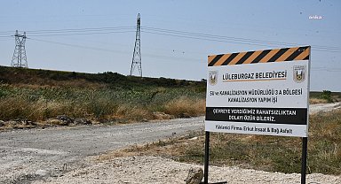 Lüleburgaz Belediyesi’nin altyapı yatırımları devam ediyor