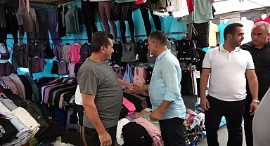 Manavgat Belediye Başkanı Kara’dan Pazartesi Pazarı’na ziyaret