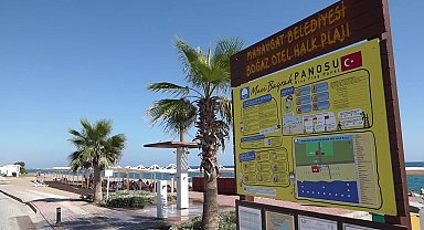 Manavgat Belediyesi, kriterleri karşıladı Mavi Bayrak gönderde kaldı
