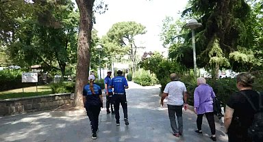 Manisa'da Trafik Zabıta ekiplerinden motosiklet ve elektrikli bisiklet kullanıcılarına yönelik denetim