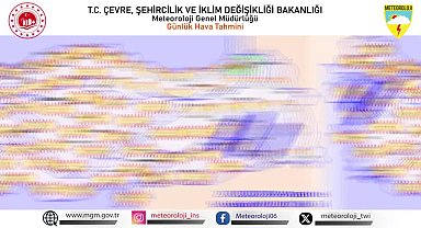 Meteoroloji'den üç il için yerel sağanak yağış uyarısı