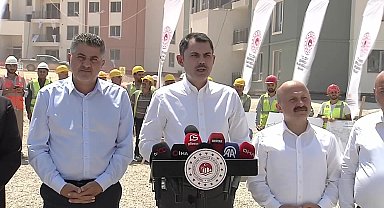 Murat Kurum: Yıl sonuna kadar Adıyaman'da 20 bin konutu bitirmeyi hedefliyoruz