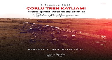 Özgür Özel: Çorlu Tren Katliamı'nın 6'ncı yılında yaşamını yitiren 25 yurttaşımızı rahmetle anıyorum