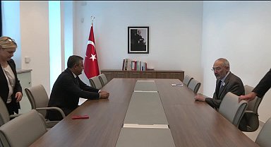 Özgür Özel Saraybosna'da... Özel, Büyükelçi Girgin ile görüştü