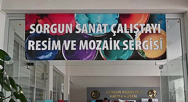 Ressamlar Yozgat’ta 'Sanat Çalıştayı' kapsamında bir araya geldi, çalışmalarını sergiledi