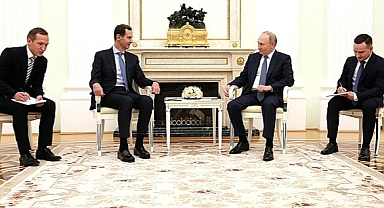 Rusya Devlet Başkanı Putin ile Suriye Devlet Başkanı Esad, Kremlin'de bir araya geldi