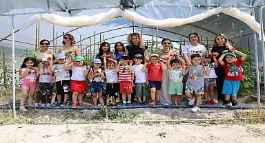 Safranbolu Belediyesi bakımevi öğrencileri, Belediye'nin üretim seralarını ziyaret etti