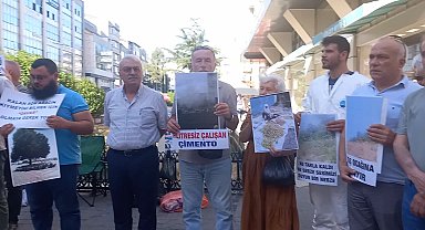 Samsun’un Kavak ilçesinde kurulması planlanan taş ocağına mahalleli tepki gösterdi