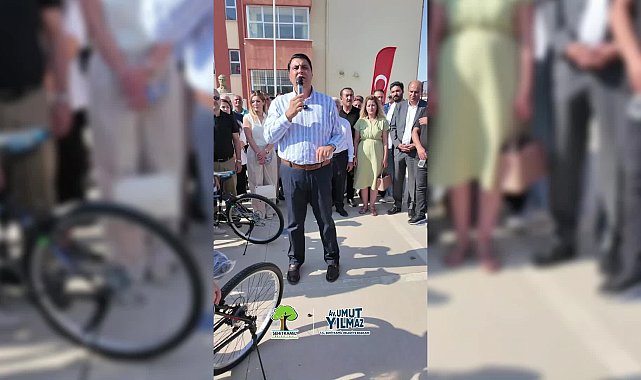 Şehitkamil Belediyesi'nden çocuklara 'Bisiklet Dağıtım Töreni'