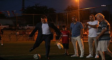 Silivri Belediye Başkanı Balcıoğlu, Gazitepe Futbol Turnuvası’nı başlattı