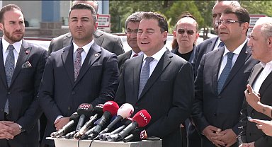 Sinan Ateş cinayeti davası... DEVA Partisi Genel Başkanı Babacan: “Umarım ki Sinan Ateş davası milliyetçi hareketin özeleştiri yapmasına vesile olur”