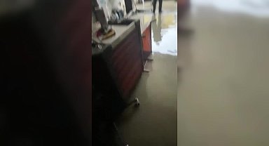 Sinop'ta sağanak yağış nedeniyle su baskınları yaşandı
