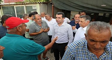 Su sorunu yaşayan çiftçiler... Erhan Adem: