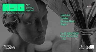 Taksim Sanat, “Açık Stüdyo Günleri” ile sanatın kapılarını ziyaretçilere açıyor