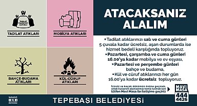 Tepebaşı’nda atık toplama hizmeti sürüyor