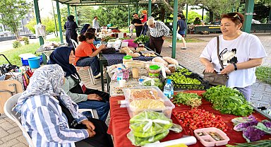 Tepebaşı’nda kadınlar üretmenin ve kazanmanın mutluluğunu yaşıyor