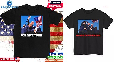 Trump'a suikast girişimiyle ilgili tişörtler satışa çıktı