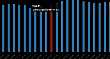 TÜİK açıkladı: ''Ücretli çalışan sayısı bir önceki yıla göre yüzde 4,3 arttı''