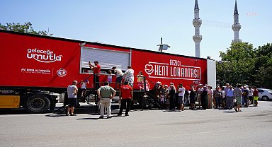 Tuzla’nın Gezici Kent Lokantası vatandaşların hizmetine açıldı