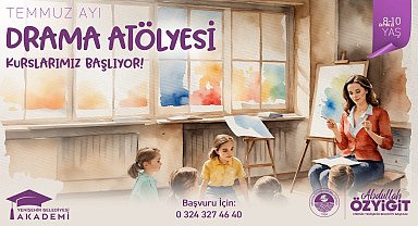 Yenişehir Belediyesi’nden çocuklara özel drama kursu