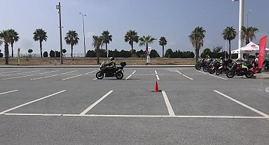 Yenişehir Belediyesi'nden Türkiye Motosiklet Federasyonu'nun ileri sürüş motosiklet eğitimlerine destek