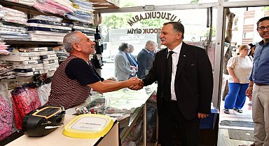 Yunusemre Belediye Başkanı Balaban’dan Ayni Ali ve Tevfikiye esnafına ziyaret