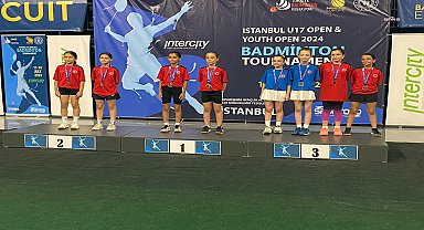 Yunusemreli sporculardan Youth Open 2024 Uluslararası Badminton Turnuvası'nda büyük başarı