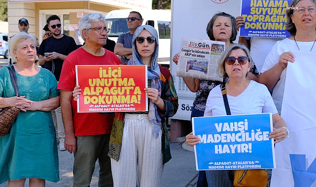 Alpagut Atalan'da Madene Hayır Platformu: Eskişehir Çevre Şehircilik ve İklim Değişikliği İl Müdürü Hikmet Çetin görevden alınmalı