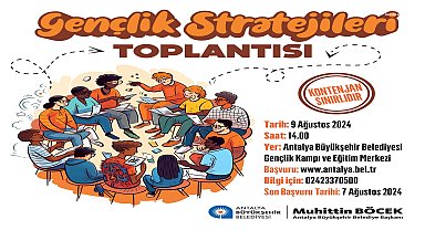 Antalya Büyükşehir’den Gençlik Stratejileri Toplantısı