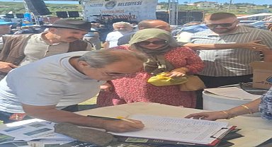 Aybastı ve Korgan sakinleri, maden arama çalışmalarına karşı imza topladı, broşür dağıttı