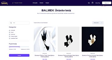 Balıkesir Büyükşehir'e bağlı BALMEK'teki ürünler, online mağazada satışa sunuldu
